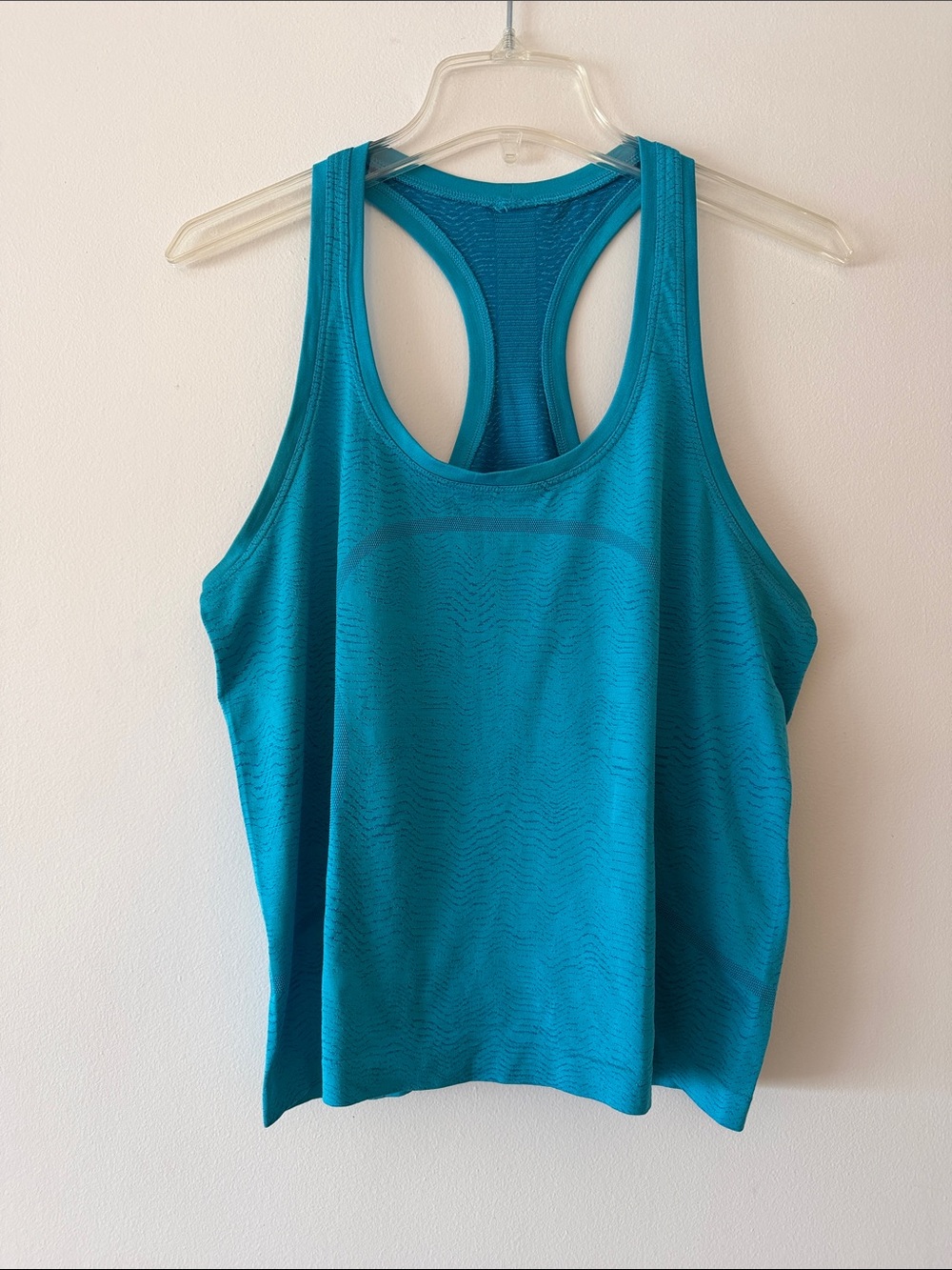 Lululemon Swiftly Tech 2.0 Tank Top Crush The Distance Blue Teal Size 10